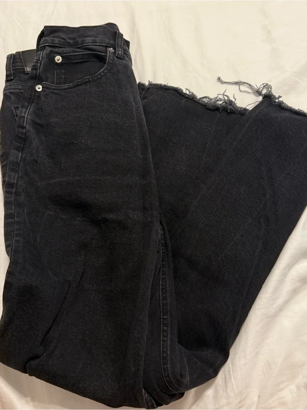 Everlane Way High Organic Cotton Jeans Black
